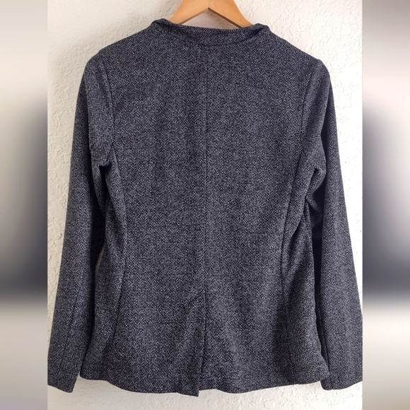 Banana Republic Classic Knit Herringbone Inverted Collar Blazer - Picture 10 of 10